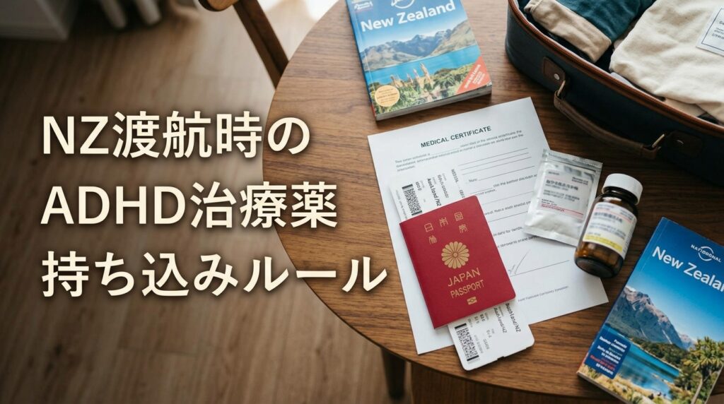 NZ渡航時のADHD治療薬の持ち込みルール