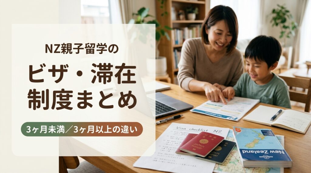 NZ親子留学のビザ