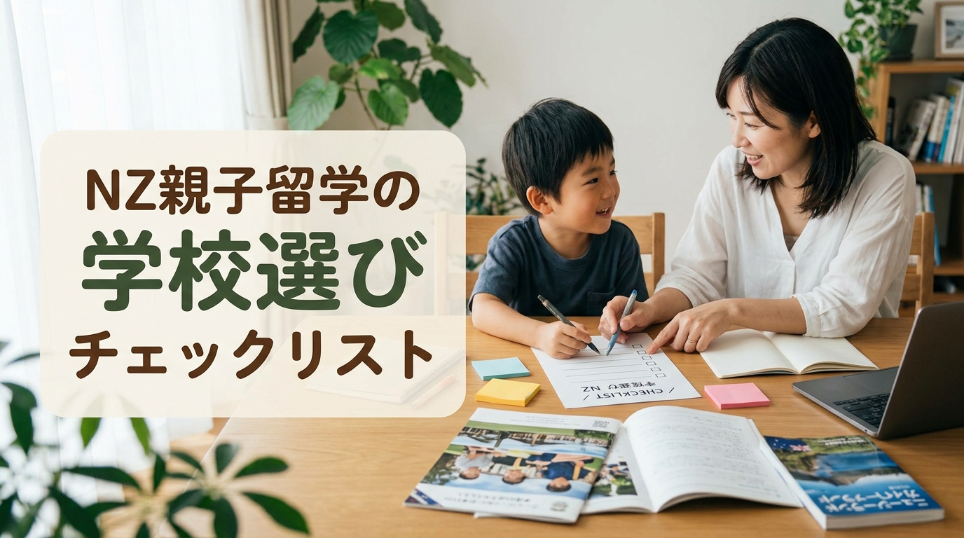 NZ親子留学の学校選びチェックリスト